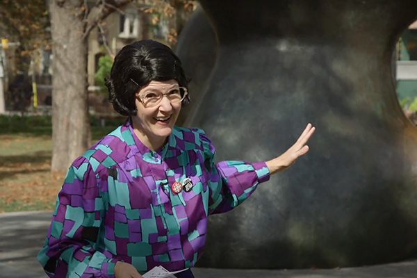 Susie Burpee characterized as Allegra Charleston